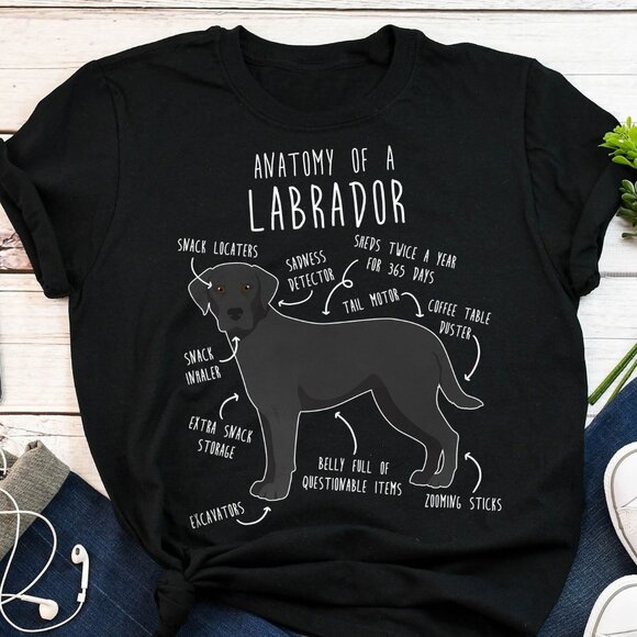 Tops - Black Labrador Retriever Shirt